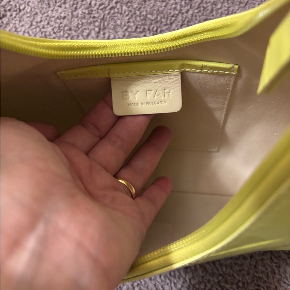 BY FAR Apple Croc Leather Shoulder Bag - Picture 6 of 12